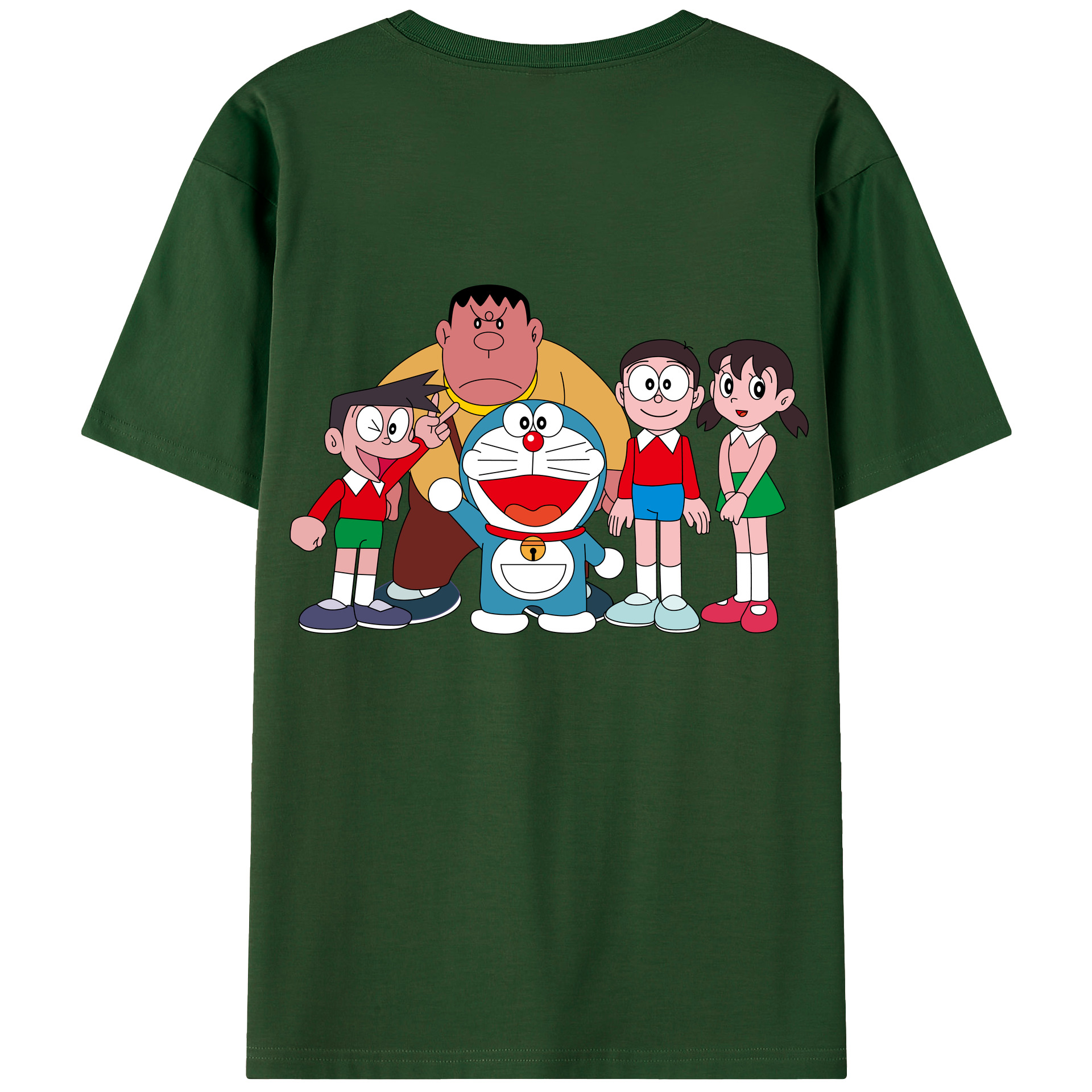 （画像用） ドラえもん 骨川 スネ夫 Doraemon Honekawa Suneo 綿100％半袖Tシャツ（背面プリント）